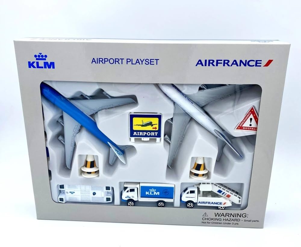 Limox Avion Set de jouets Aéroport KLM/Air France pour enfants